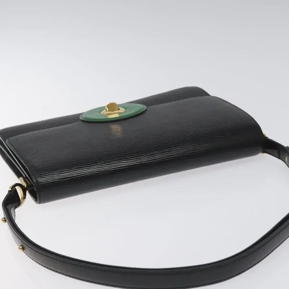 LOUIS VUITTON Epi Free Run Shoulder Bag Green Black M52414 - Picture 6 of 16